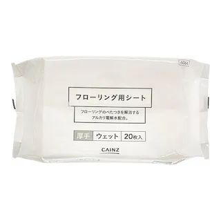 フローリング用ウェットシート 厚手 20枚入