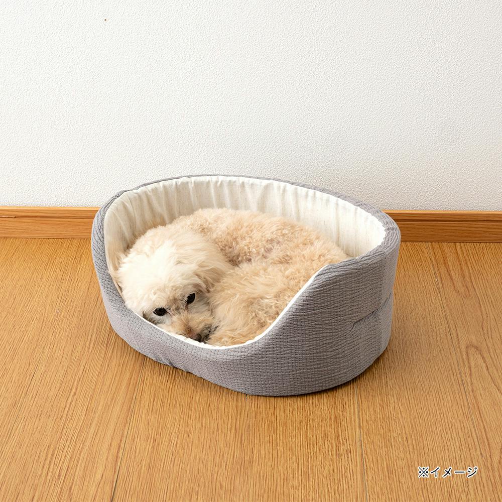 犬猫兼用 防ダニ/抗菌防臭 丸型ベッド Mサイズ | ペット用品（犬