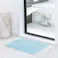 ふんわりクッションバスマット ブルー 45×60cm