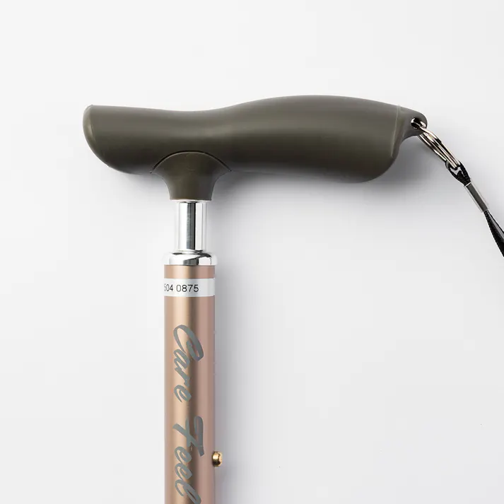 ケアフィール にぎりやすい杖(伸縮) ベージュ