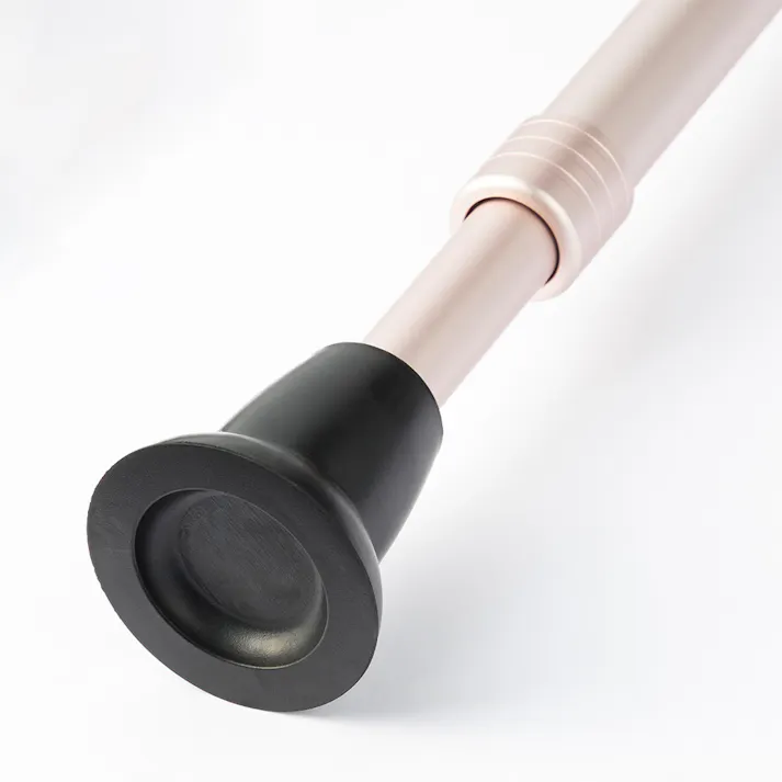 ケアフィール にぎりやすい杖(伸縮) ピンク