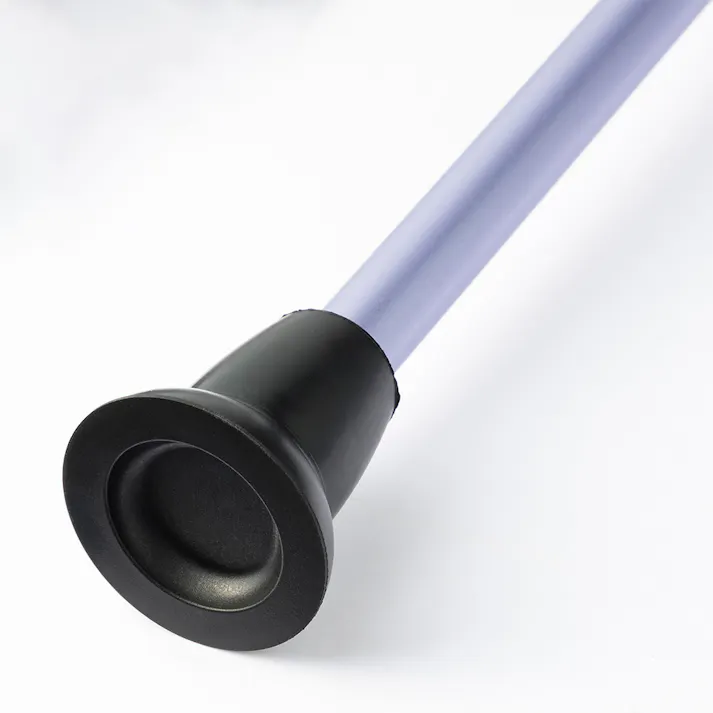 ケアフィール にぎりやすい杖(折りたたみ) パープル