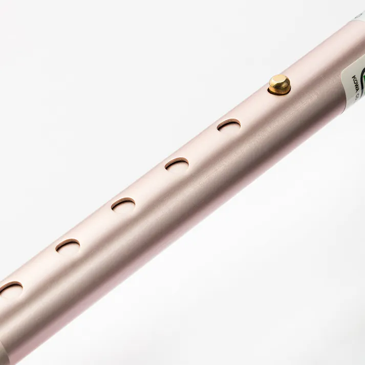 ケアフィール にぎりやすい杖(折りたたみ) ピンク