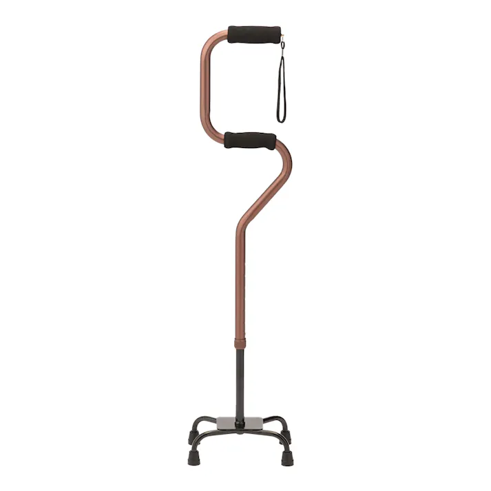 ケアフィール らくらくアルミ製伸縮4点杖