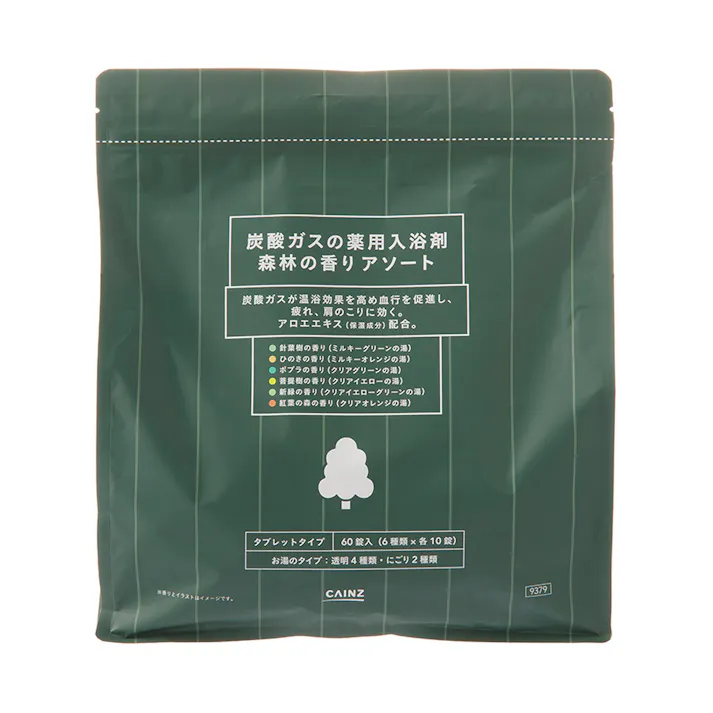 カインズ 薬用炭酸入浴剤 森林の香り 60錠
