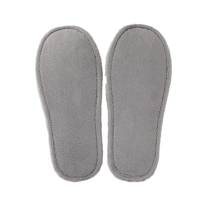 履いて歩くだけで掃除もできるスリッパ リブピンク M