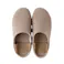 かかとゴム付きで脱げにくいルームシューズ ベージュ 24~25cm