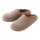 かかとゴム付きで脱げにくいルームシューズ ベージュ 24~25cm