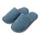 履いて歩くだけで掃除もできるスリッパ ネイビー M