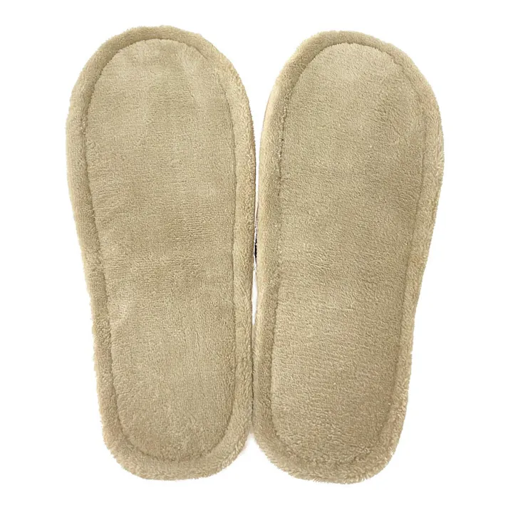 履いて歩くだけで掃除もできるスリッパ ブラウン M