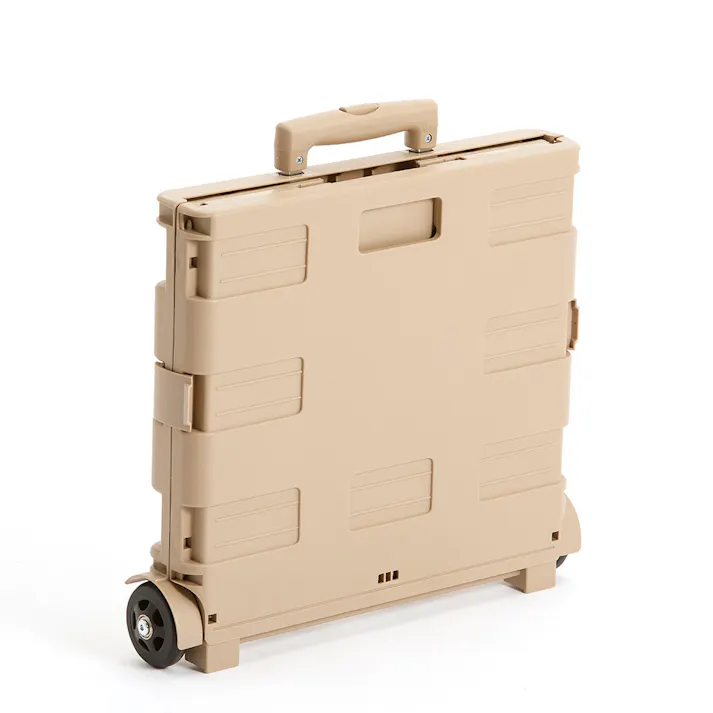 カインズ 折りたたみコンテナキャリー ベージュ