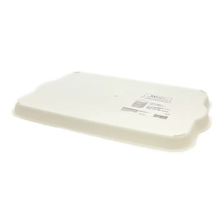 積重ねできるフタ付きPPボックス ホワイト