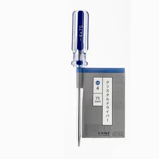 カインズ クリスタルドライバー -4 75mm
