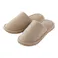 履いて歩くだけで掃除もできるスリッパ ベージュ L