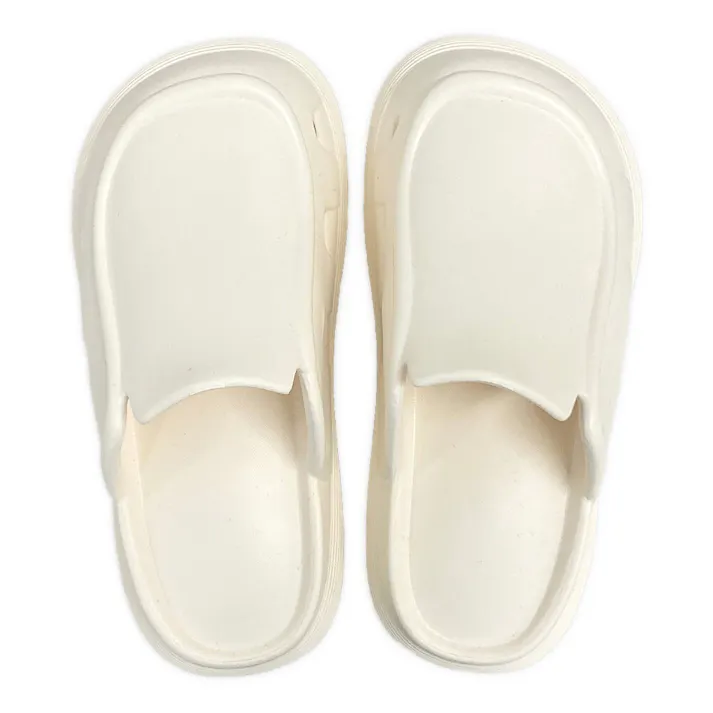 クッションソール ローファーサンダル アイボリー 23~24cm