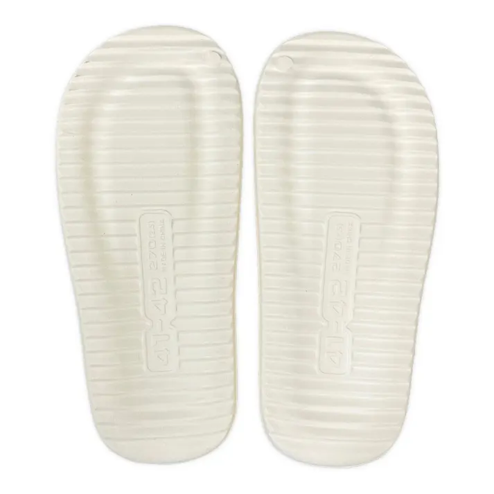 クッションソール 2本バンドサンダル アイボリー 26~27cm