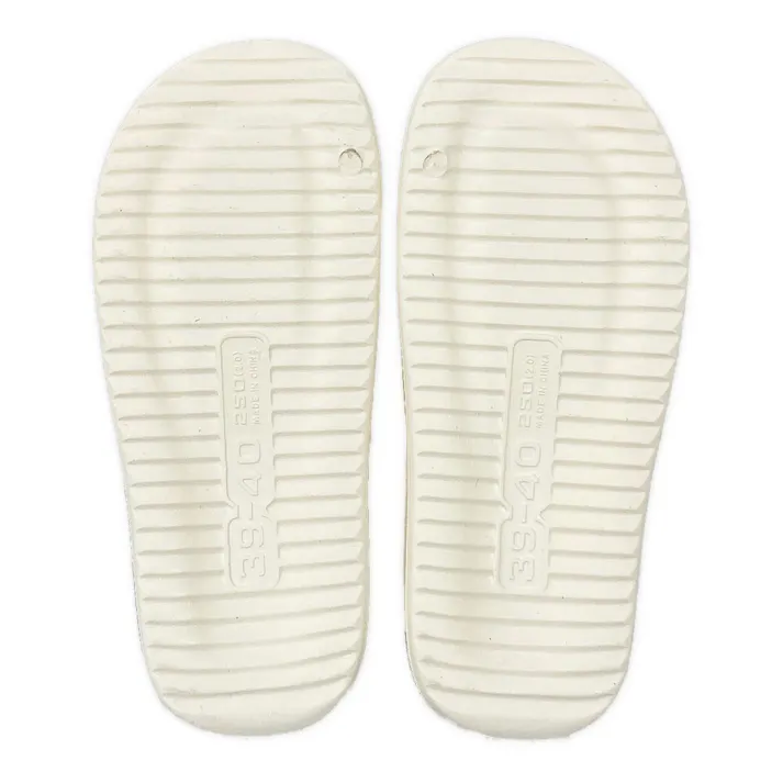 クッションソール 2本バンドサンダル アイボリー 24~25cm