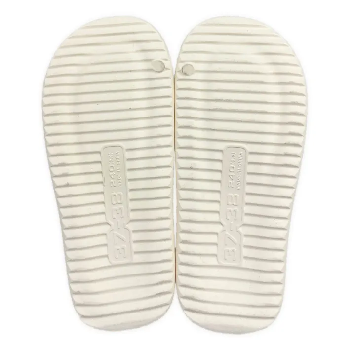 クッションソール 2本バンドサンダル アイボリー 23~24cm