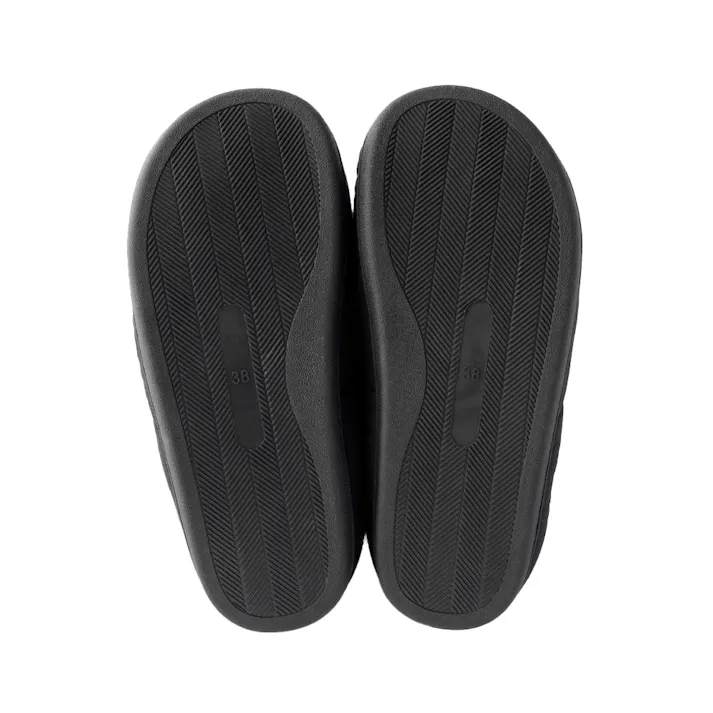 インソールがはずせて洗えるリラックスサンダル ブラック 24~25cm