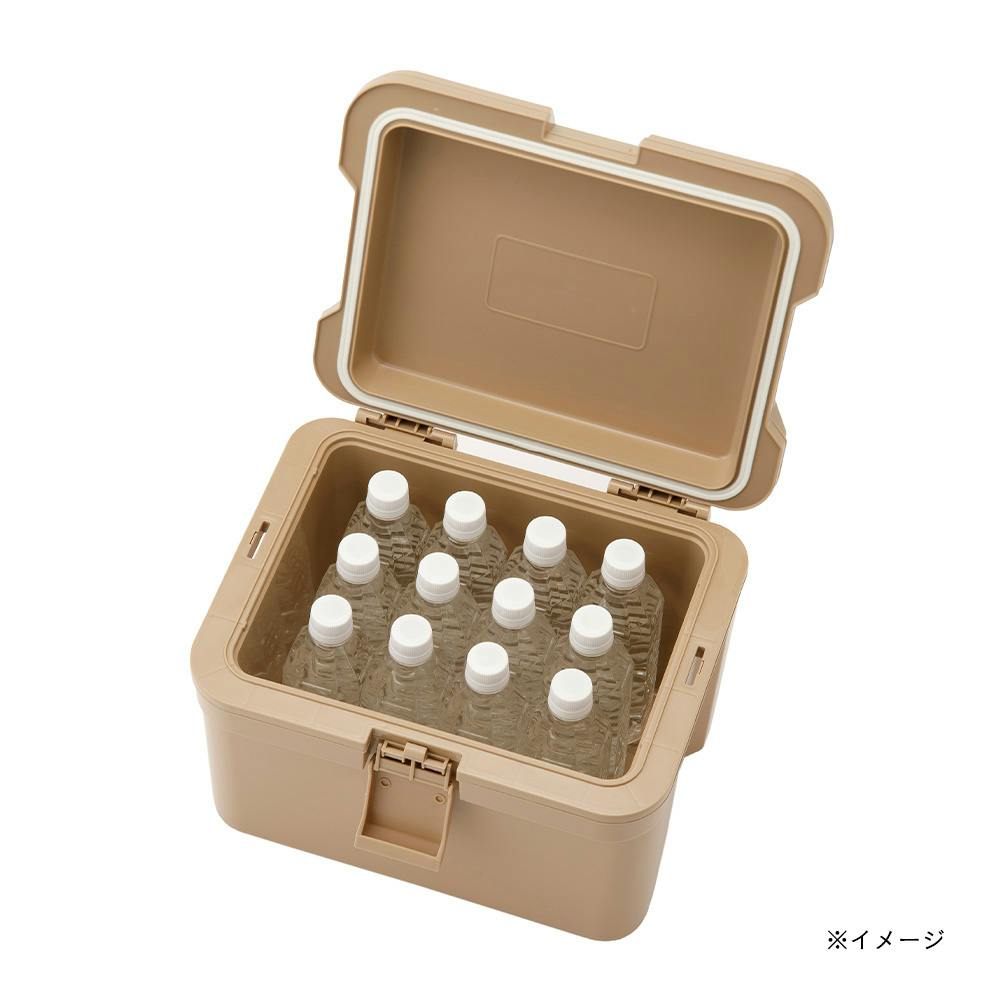 カインズ 持ちやすいクーラーボックス 14L ベージュ | クーラー