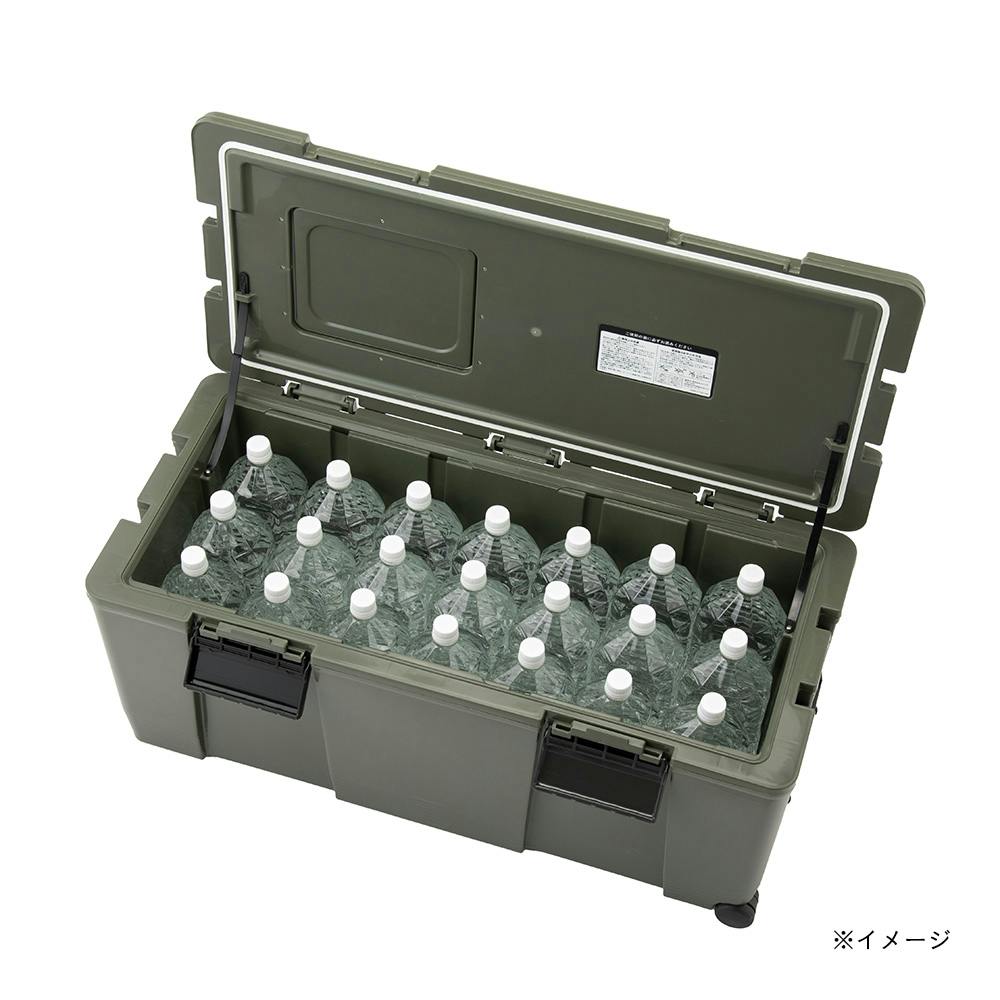 カインズ クーラーボックス 72L カーキ | キャンプ・バーべ