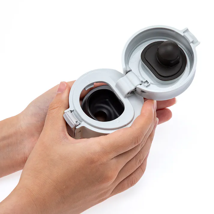 洗いやすいワンタッチマグボトル 500ml グレー