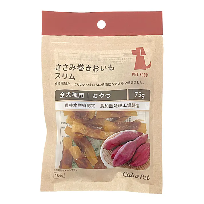 ささみ巻きおいもスリム 75g
