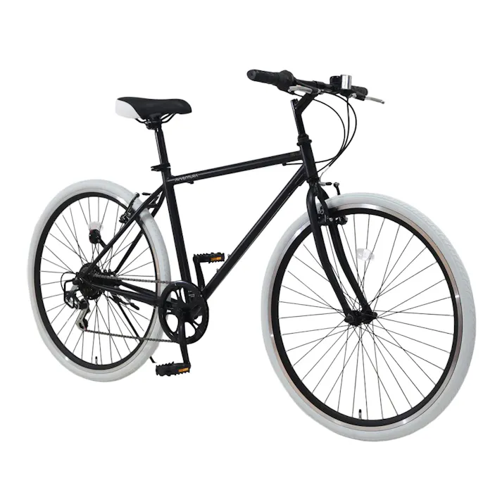 【自転車】クロスバイク AVVENTURA3 アヴェントゥーラ 700C×32C 外装6段 ブラック/ホワイト