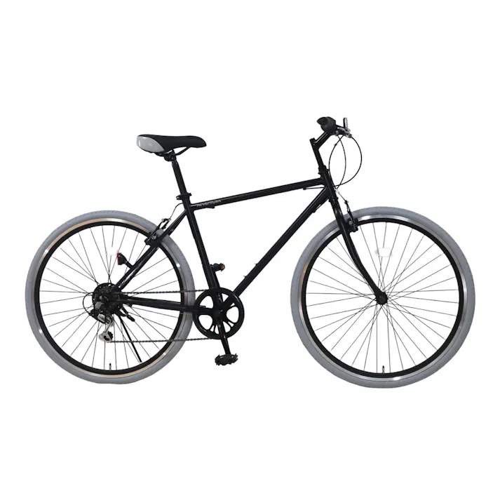 【自転車】クロスバイク AVVENTURA3 アヴェントゥーラ 700C×32C 外装6段 ブラック/グレー