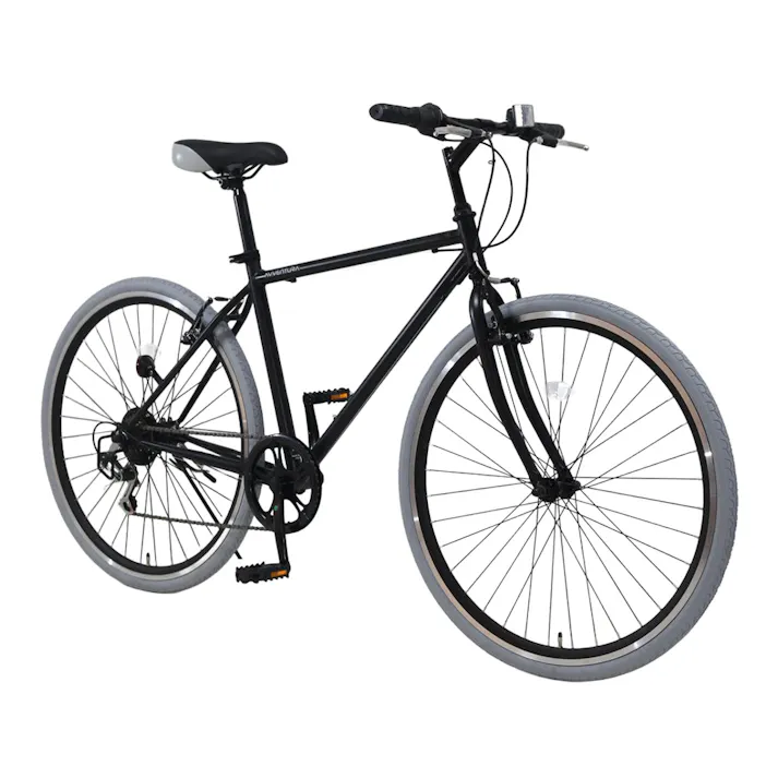 【自転車】クロスバイク AVVENTURA3 アヴェントゥーラ 700C×32C 外装6段 ブラック/グレー
