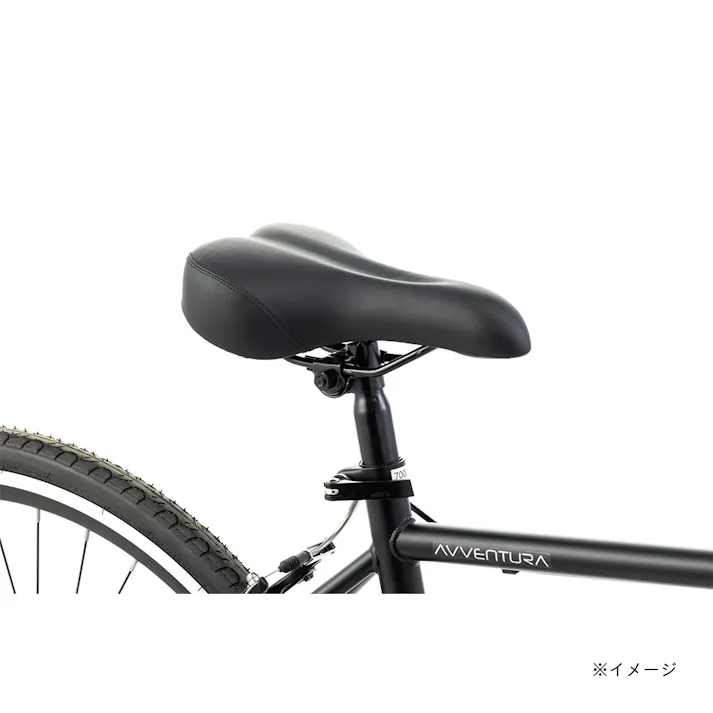 【自転車】クロスバイク AVVENTURA3 アヴェントゥーラ 700C×32C 外装6段 ブラック/グレー