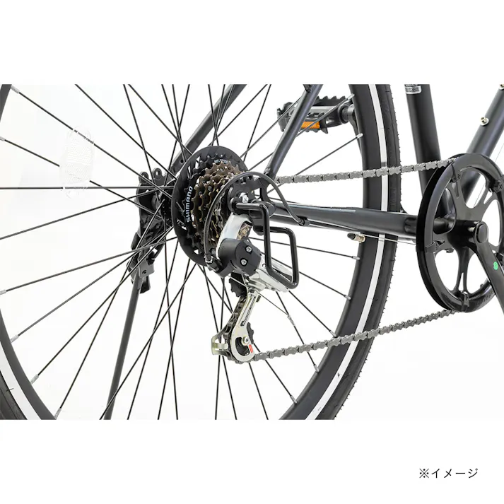 【自転車】クロスバイク AVVENTURA3 アヴェントゥーラ 700C×32C 外装6段 ブラック/グレー