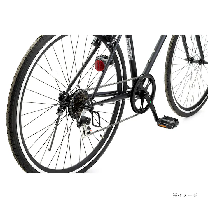 【自転車】クロスバイク AVVENTURA3 アヴェントゥーラ 700C×32C 外装6段 ブラック/グレー