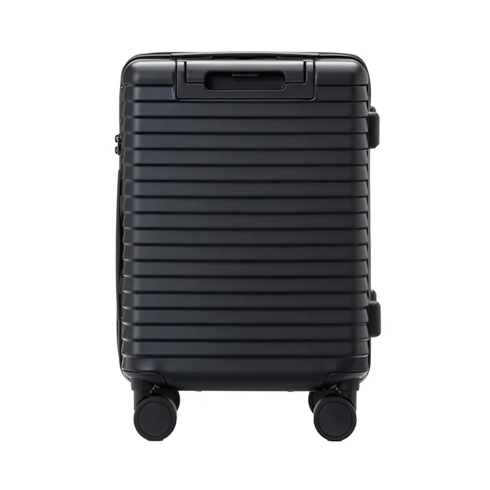 スーツケース TRADDY ロックができるすぅーと転がるキャスター 荷物が掛けられる台座フック付き キャリーバッグ 30L ブラック キャリーケース