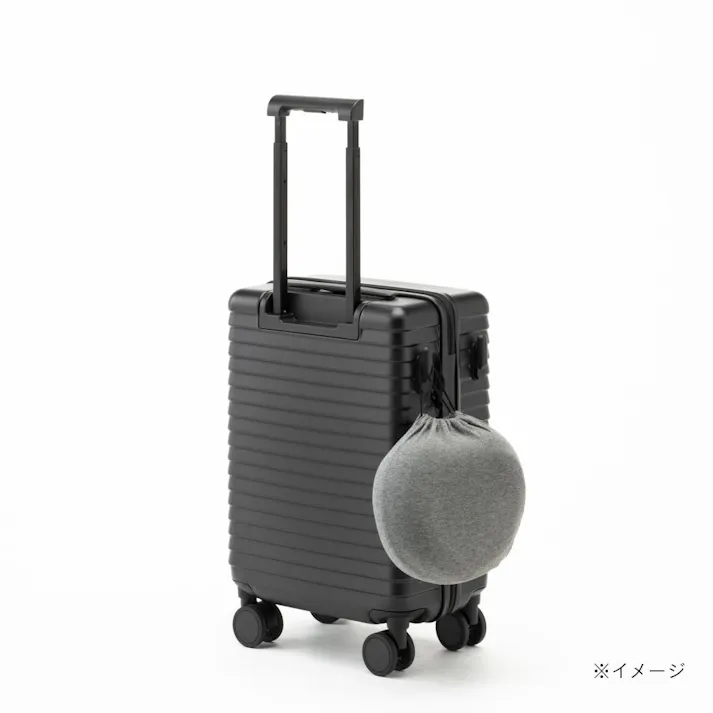 スーツケース TRADDY ロックができるすぅーと転がるキャスター 荷物が掛けられる台座フック付き キャリーバッグ 30L ブラック キャリーケース