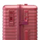 スーツケース TRADDY ロックができるすぅーと転がるキャスター 荷物が掛けられる台座フック付き キャリーバッグ 52L レッド キャリーケース