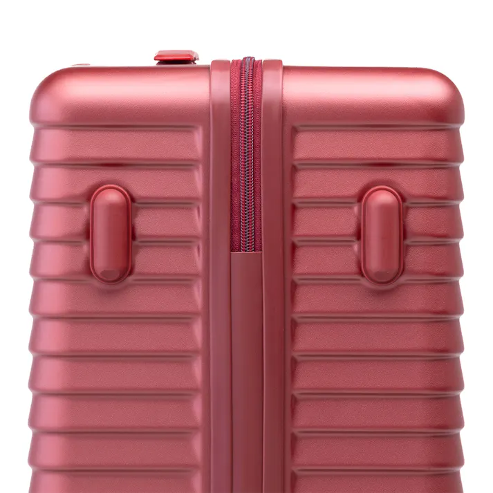 スーツケース TRADDY ロックができるすぅーと転がるキャスター 荷物が掛けられる台座フック付き キャリーバッグ 52L レッド キャリーケース