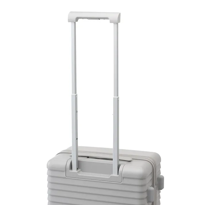 スーツケース TRADDY ロックができるすぅーと転がるキャスター 荷物が掛けられる台座フック付き キャリーバッグ 30L グレー キャリーケース