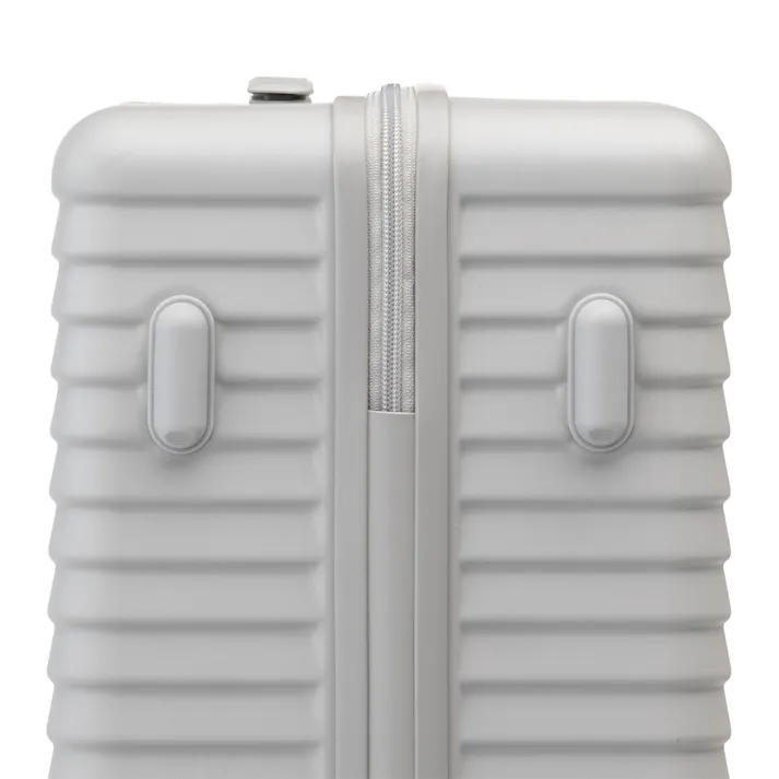 スーツケース TRADDY ロックができるすぅーと転がるキャスター 荷物が掛けられる台座フック付き キャリーバッグ 30L グレー キャリーケース