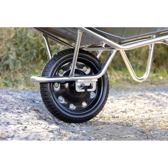 一輪車用ノーパンクタイヤ ブラック