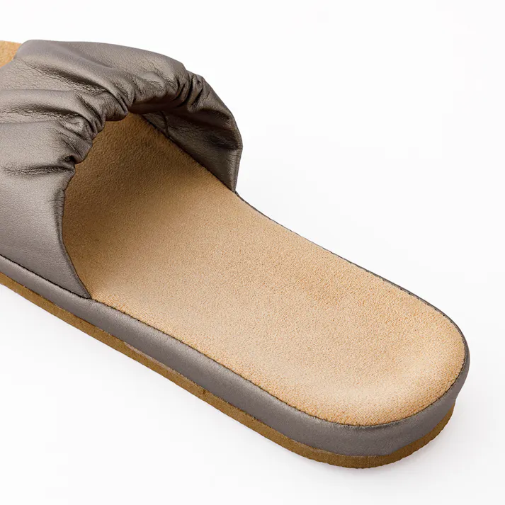 軽量やわらかインソールスリッパ ブラウン 23cm~24cm