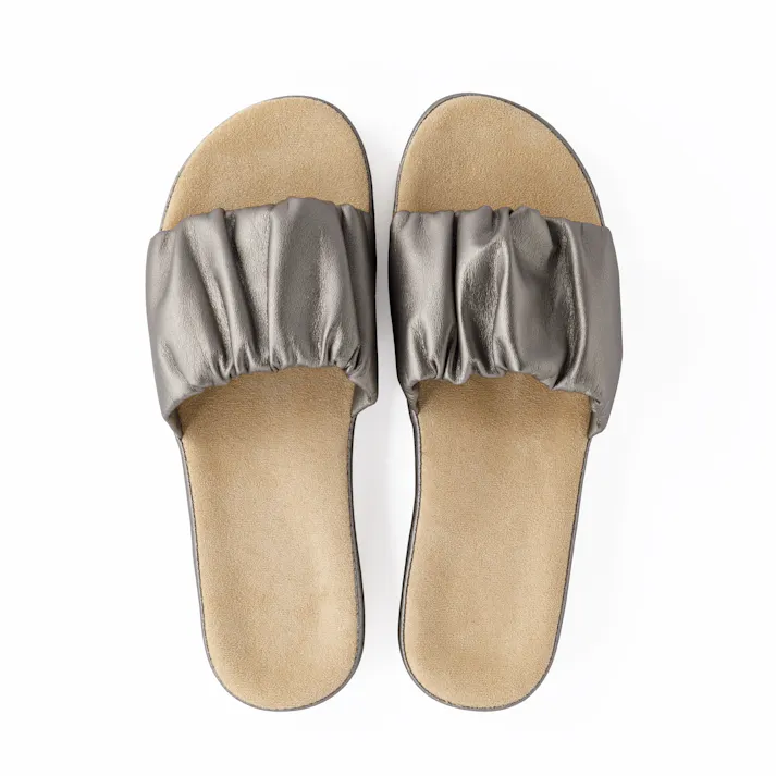 軽量やわらかインソールスリッパ ブラウン 23cm~24cm