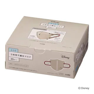 立体バイカラーマスク ミニーマウス 30枚