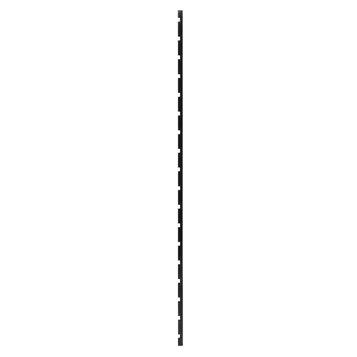 メラミン化粧棚板用棚柱 ブラック 27×60×1800