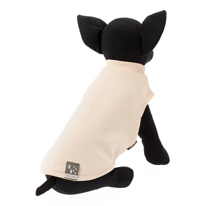 【送料無料】スムースカットソー ベージュ SSサイズ ペット服(犬の服)