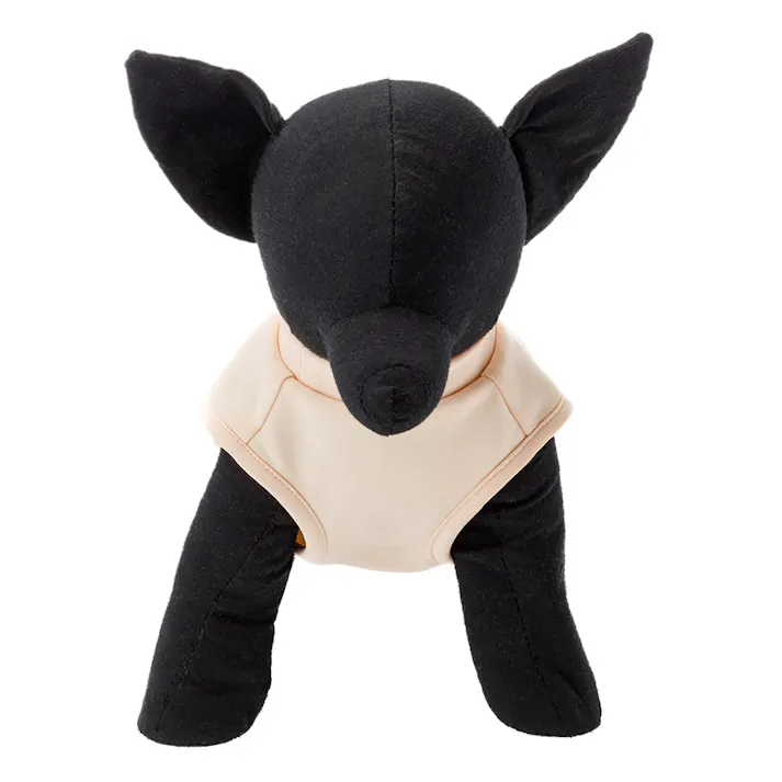 【送料無料】スムースカットソー ベージュ MDサイズ ペット服(犬の服)(販売終了)