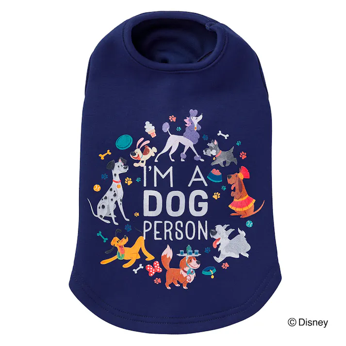 【送料無料】カットソー ディズニーキャラクター ネイビー M ペット服(犬の服)(販売終了)