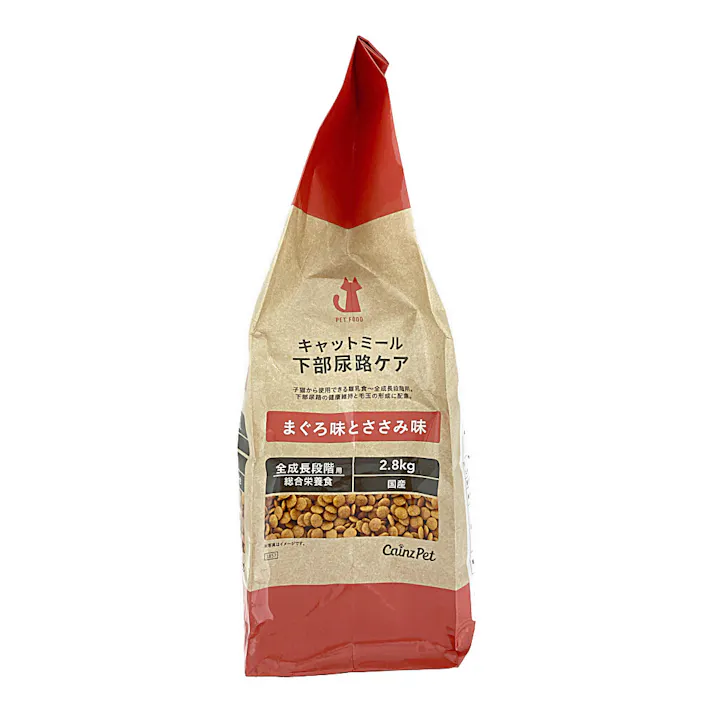 キャットミール 下部尿路ケア まぐろとささみ味 2.8kg