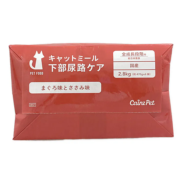 キャットミール 下部尿路ケア まぐろとささみ味 2.8kg