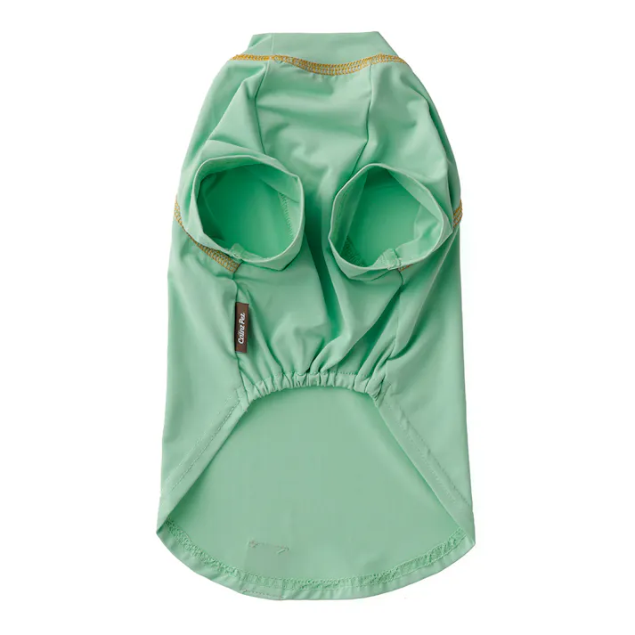 【送料無料】花粉対策カットソー ミントグリーン Sサイズ ペット服(犬の服)